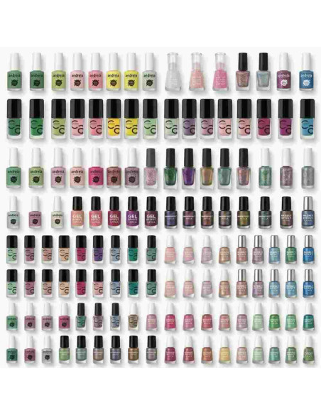 Pack 100 Vernizes Sortidos - Marcas Premium (Andreia, Layla, Catrice, Myio, LCN, Purple Professional)
