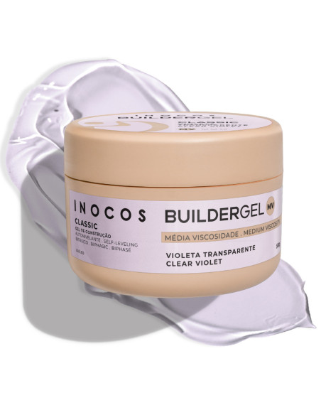 Inocos Gel de Construção Violeta Transparente 50g Média Viscosidade