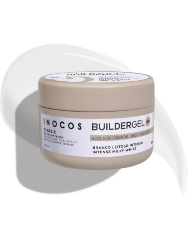 Inocos Gel de Construção Branco Leitoso Intenso 50g Alta Viscosidade