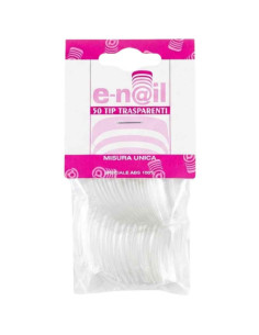 Tips de Unhas e-n@il Transparentes – Tamanho nº2 (50 Unidades)