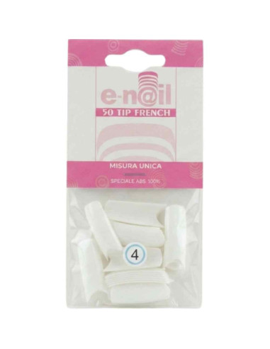 Tips de Unhas e-n@il Profissionais – Tamanho nº4 (50 Unidades)