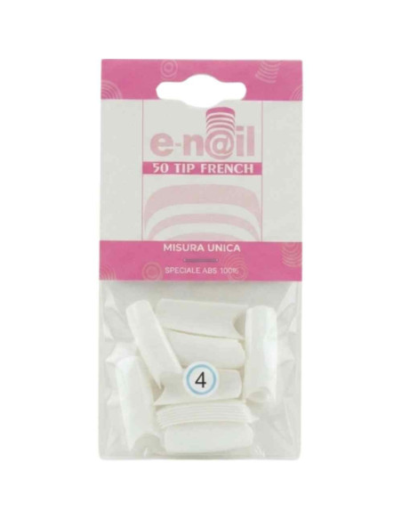 Tips de Unhas e-n@il Profissionais – Tamanho nº4 (50 Unidades)