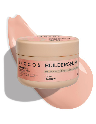 Inocos Gel de Construção Cover Up Caju 50g Média Viscosidade UV/LED