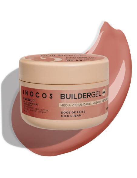Inocos Gel de Construção Cover Up Doce de Leite 50g Média Viscosidade