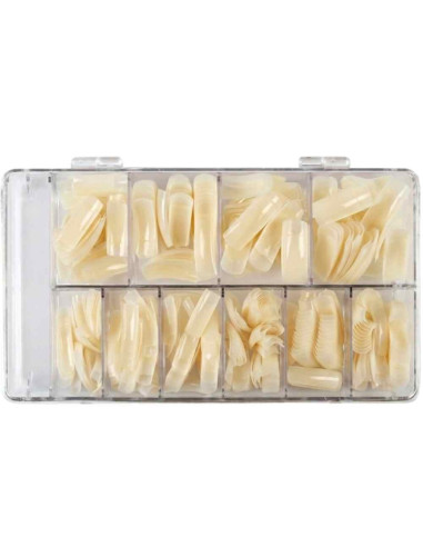 Tips Naturais Retangulares 500unid – Para Construção em Gel