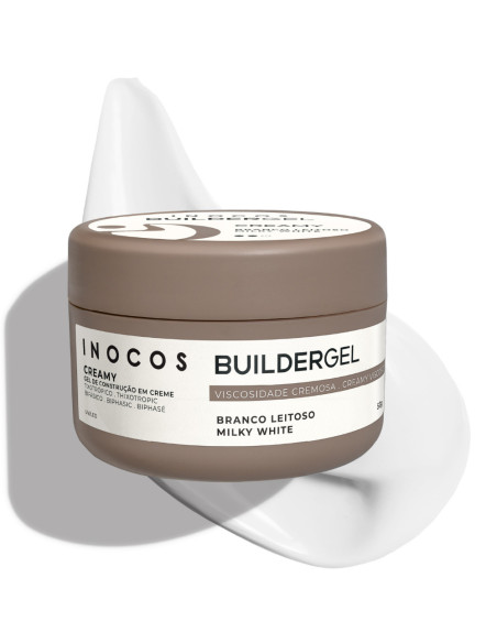 Inocos Gel de Construção Creamy Branco Leitoso 50g