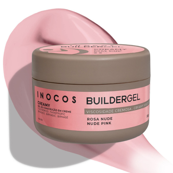 Inocos Gel de Construção Creamy Rosa Nude 50g