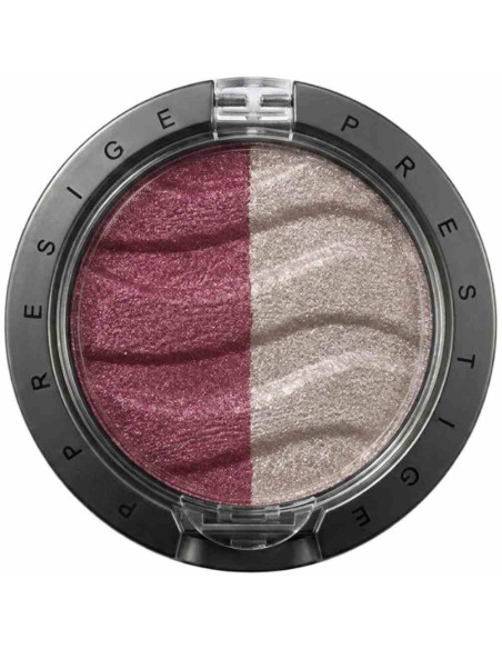 Sombra de Olhos Duo Compacta Prestige CD-06 Party 2.2g Rosa e Prata