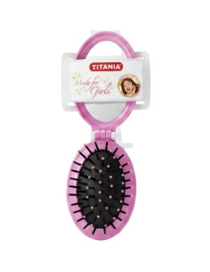 Escova de Cabelo com Espelho Kids Titania
