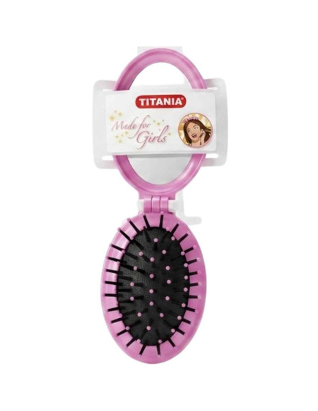 Escova de Cabelo com Espelho Kids Titania