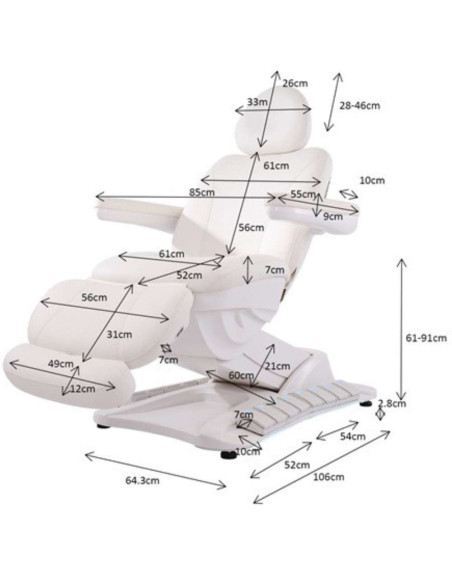 Weelko Marquesa Elétrica Estética 4 Motores GIR+