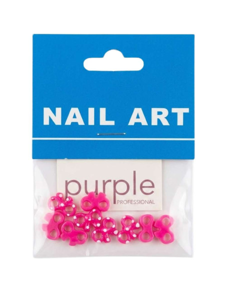 Laço Nail Art Purple P1225 Rosa Choque