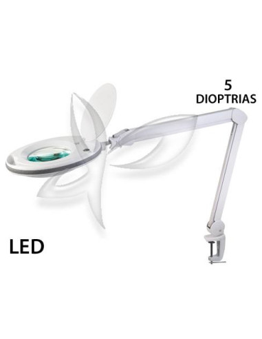 Lupa LED sem Pé - 5 Dioptrias - DESC Lupa Estética