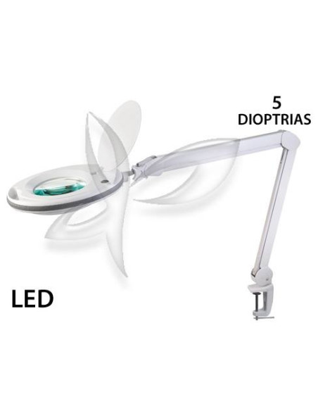 Lupa LED sem Pé - 5 Dioptrias - DESC Lupa Estética