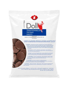 Cera de Disco Chocolate Doll 1kg – Cera Quente Profissional
