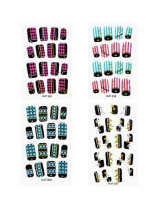 Pack adesivos de unhas nº01
