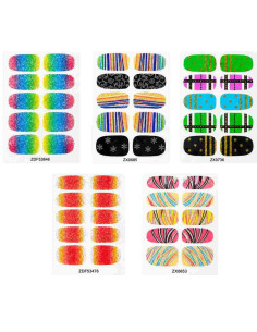 Pack adesivos de unhas nº04
