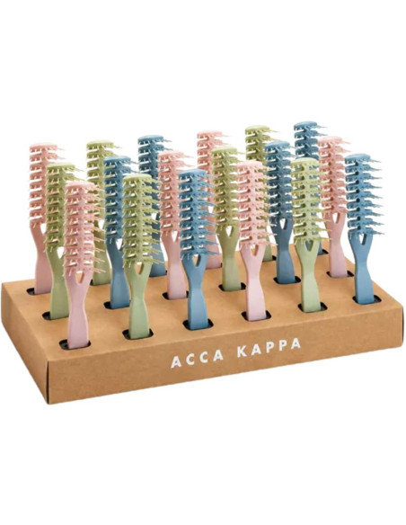 Acca Kappa Gommose Escova Esqueleto para Cabelo 20,5cm – Cores Sortidas