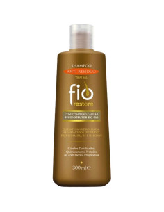 Fio Restore Marron Shampoo Anti Resíduo 300ml