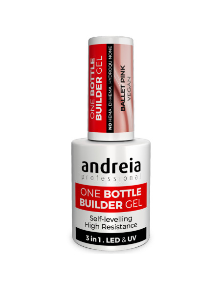 Andreia Professional One Bottle Builder Gel 3 IN 1 Ballet Pink 14ml
