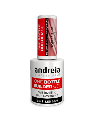 Andreia Professional One Bottle Builder Gel 3 IN 1 Toffee Pink 14ml