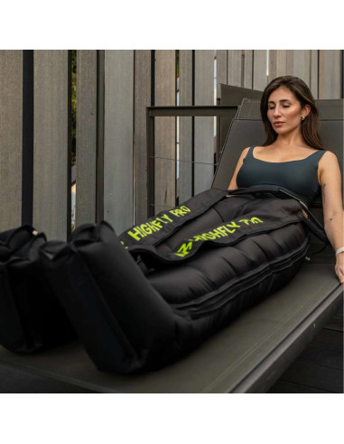 Botas de Pressoterapia Wellbeinn Highfly Pro 6 Câmaras 260 mmHg Sem Fios