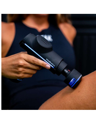 Pistola de Massagem Wellbeinn BE IN 02 3D Pro com Terapia de Frio e Calor