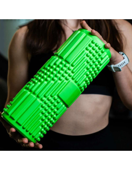 Foam Roller Vibratório Wellbeinn Rollinn para Recuperação Muscular