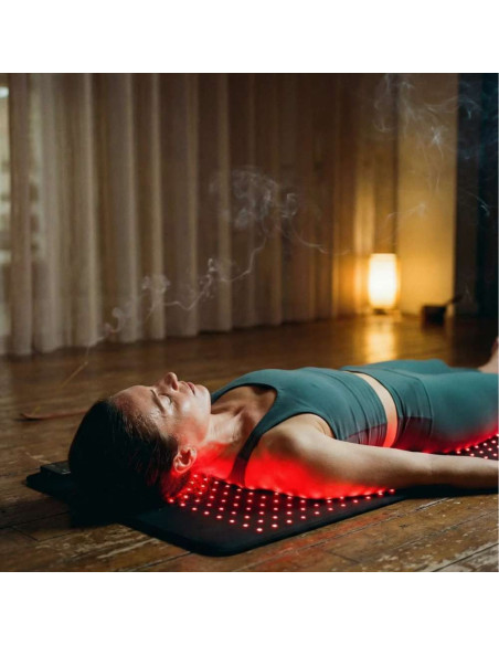 Tapete de Terapia de Luz Vermelha Wellbeinn Redinn Mat 660nm + 850nm