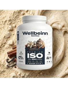 Proteína Whey Isolada Wellbeinn Proteinn 100% Whey Isolate Baunilha 1 kg 2