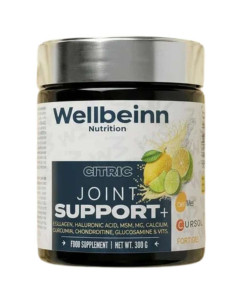 Colagénio Articular Wellbeinn Joint Support+ Fortigel® + Ovomet® Limão 300 g