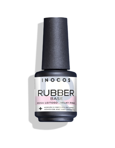 INOCOS Rubber Base Rosa Leitoso 15ml