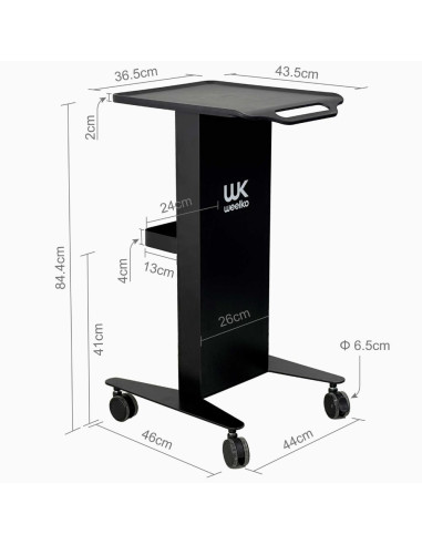 Weelko ROBUST Trolley Metálico para Equipamentos de Estética