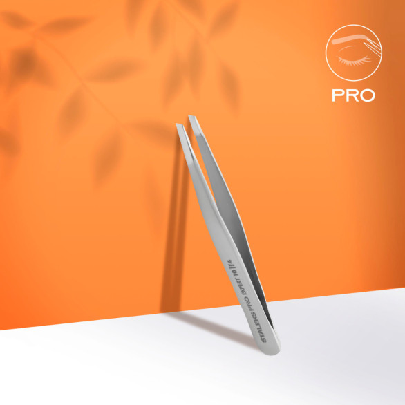 STALEKS PRO Pinça de Sobrancelhas EXPERT 10 Tipo 4 Chanfrada Estreita
