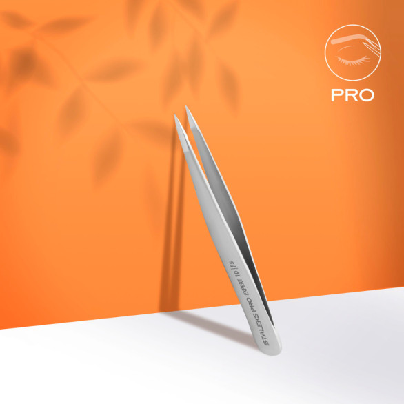 STALEKS PRO Pinça de Sobrancelhas EXPERT 10 Tipo 5 Pontiaguda
