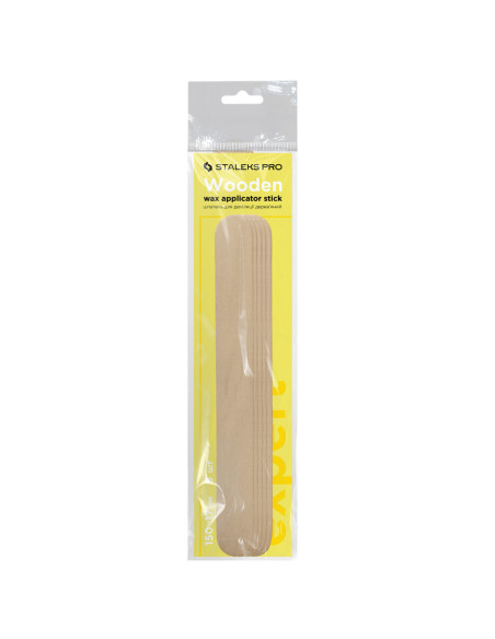 STALEKS PRO Espátula de Madeira para Cera EXPERT 150 × 17 mm – 5 Un.