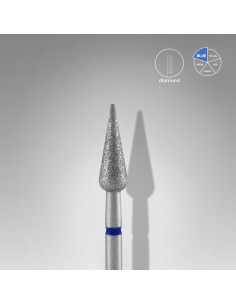 STALEKS PRO Broca Diamantada Pera Pontiaguda EXPERT Azul 4 mm – 12 mm 2
