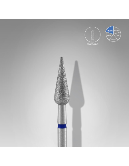 STALEKS PRO Broca Diamantada Pera Pontiaguda EXPERT Azul 4 mm – 12 mm
