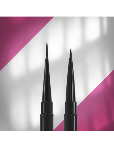 STALEKS PRO Pincel Duplo EXPERT Liner 7 mm / 10 mm para Nail Art