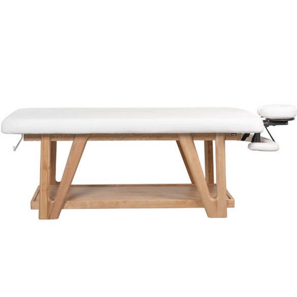 Weelko ROOTS Cama de Massagem de Madeira Fixa Branca