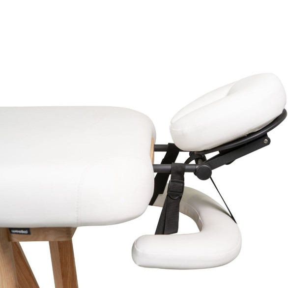 Weelko ROOTS Cama de Massagem de Madeira Fixa Branca
