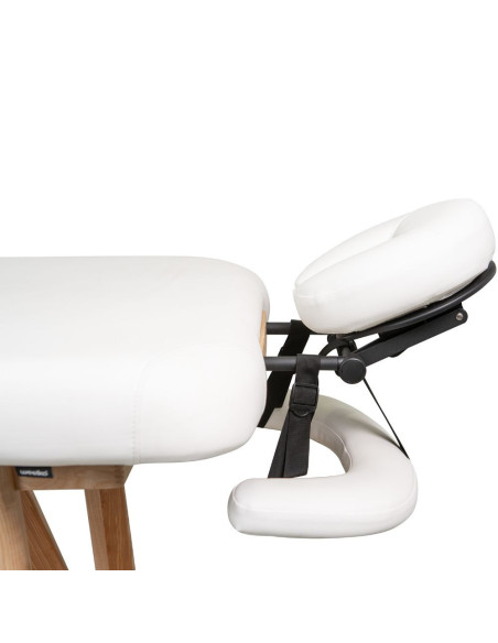 Weelko ROOTS Cama de Massagem de Madeira Fixa Branca