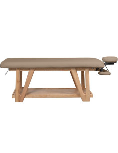 Weelko ROOTS Cama de Massagem de Madeira Fixa Bege 2