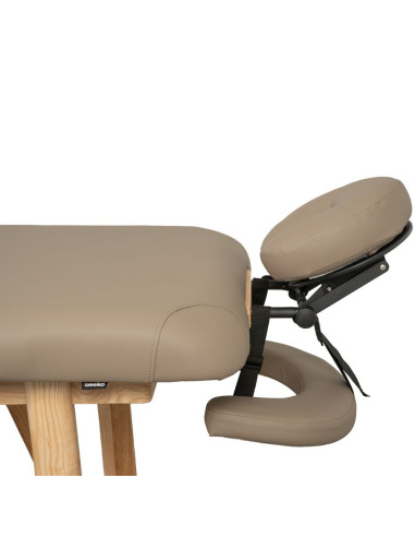 Weelko ROOTS Cama de Massagem de Madeira Fixa Bege