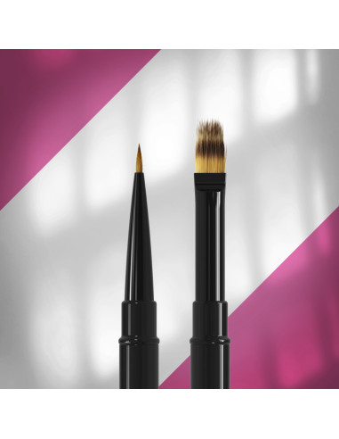 STALEKS PRO Pincel Duplo EXPERT Liner 7 mm / Gradient 11 mm