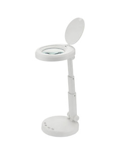 Lâmpada LED de Mesa com Lupa 5x