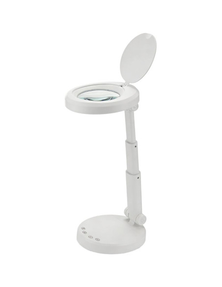 Lâmpada LED de Mesa com Lupa 5x
