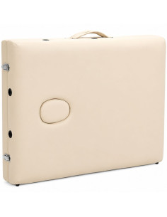 Marquesa de Massagem Portátil Dobrável em Alumínio – Creme 2
