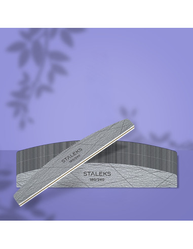 STALEKS PRO SMART 40 Lima Mineral Meia Lua 180/240 Grit – 25 Un.
