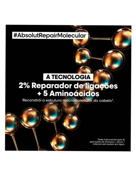 Shampoo L'Oreal Absolut Repair Molecular 300ml L'Oreal Absolut Repair Molecular